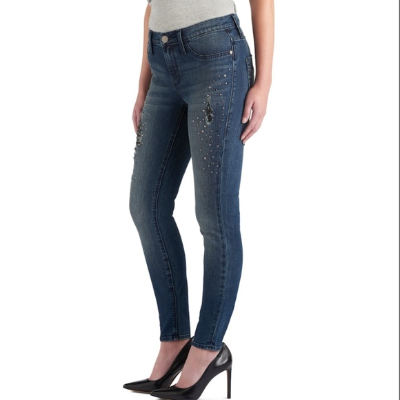 Rock & Republic Denim - Rock & Republic Women's Embellished Jean Leggings